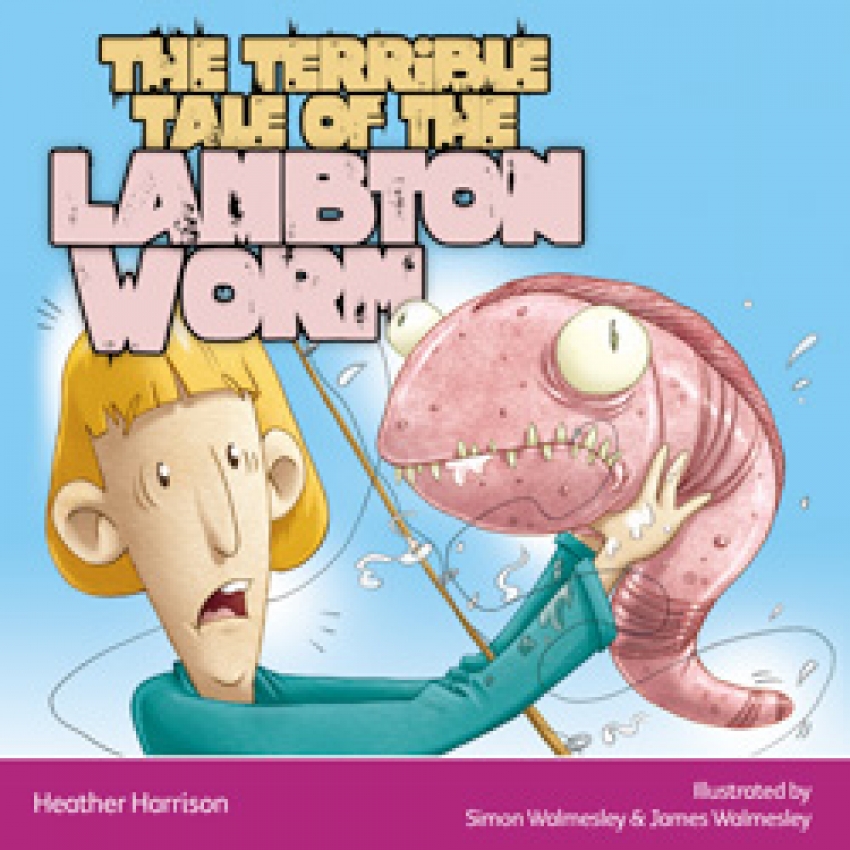 The terrible tale of the Lambton Worm cover for your book trailers
