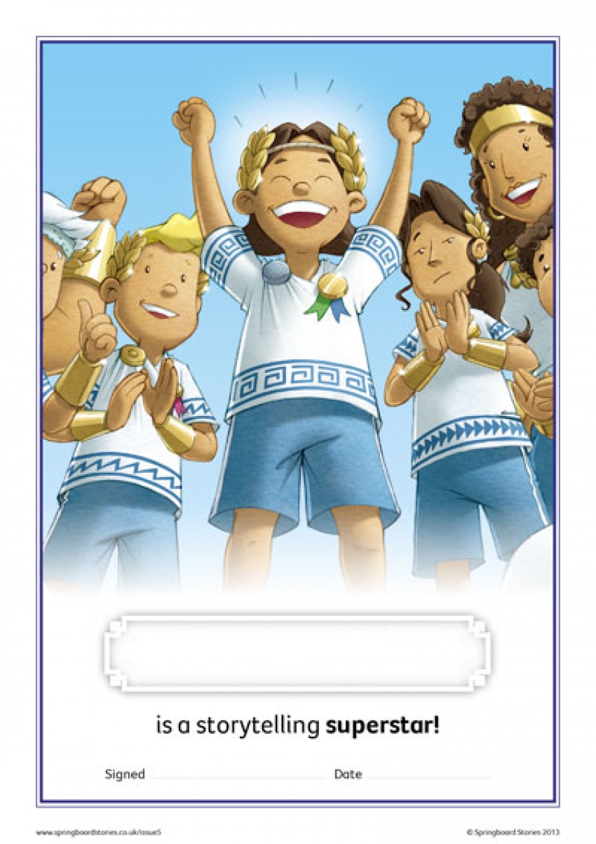 Key Stage 1 storytelling certificate