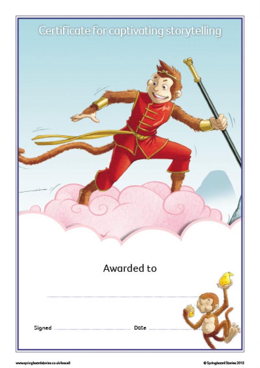 Food storytelling certificate &ndash; KS2