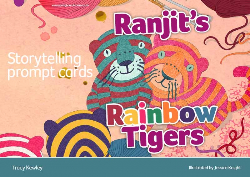 Ranjit's rainbow tigers storytelling prompt cards