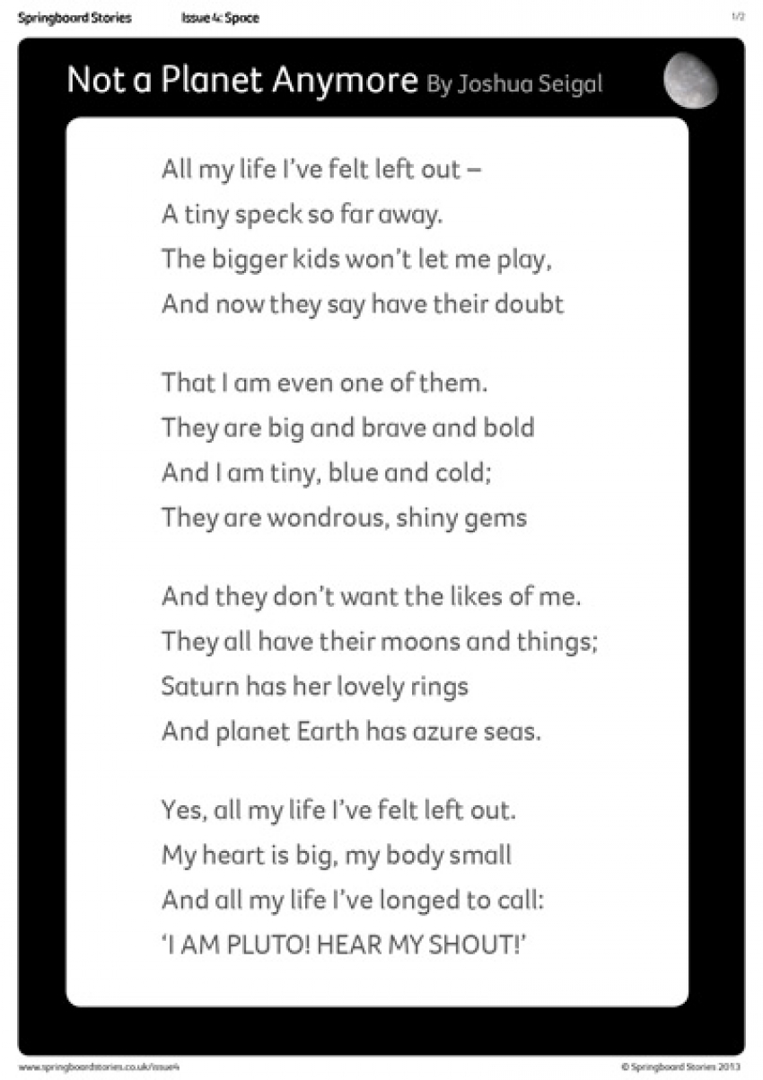 Space poem