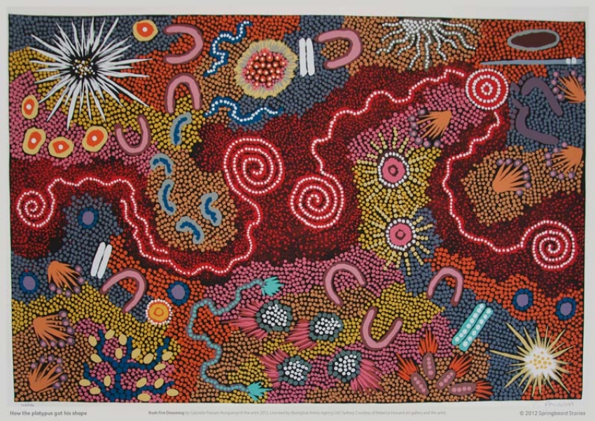 Gabriella Possum Nungurrayi &ndash; Bush Fire Dreaming teachers' notes