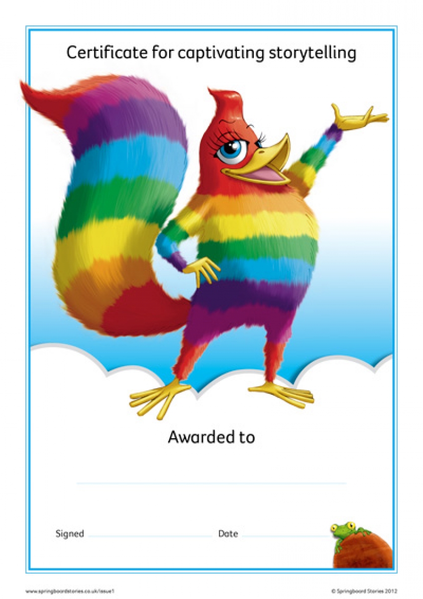 Key Stage 2 reward certificate &ndash; Australia