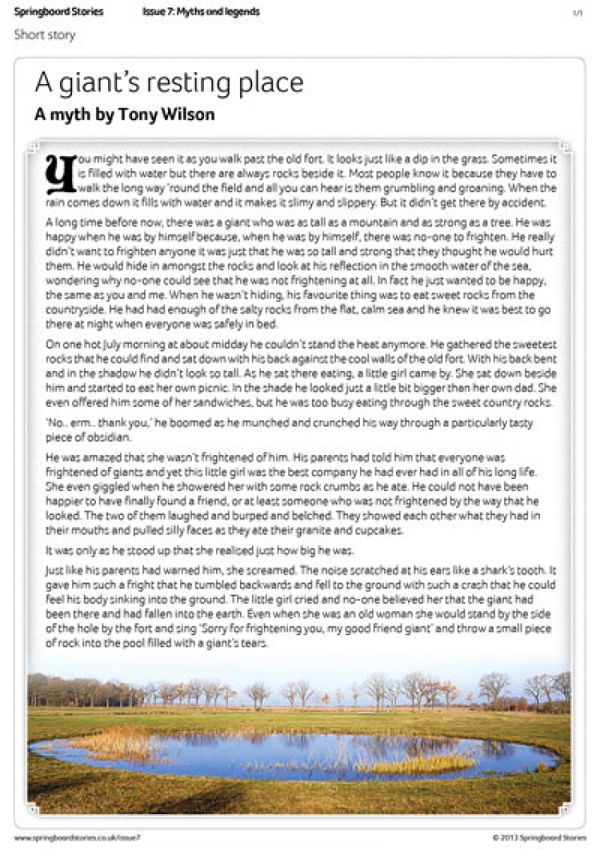 A giant's resting place