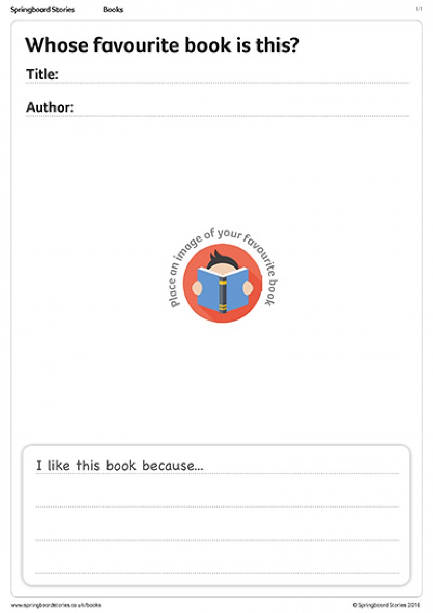 Teacher&rsquo;s favourite book primary resource