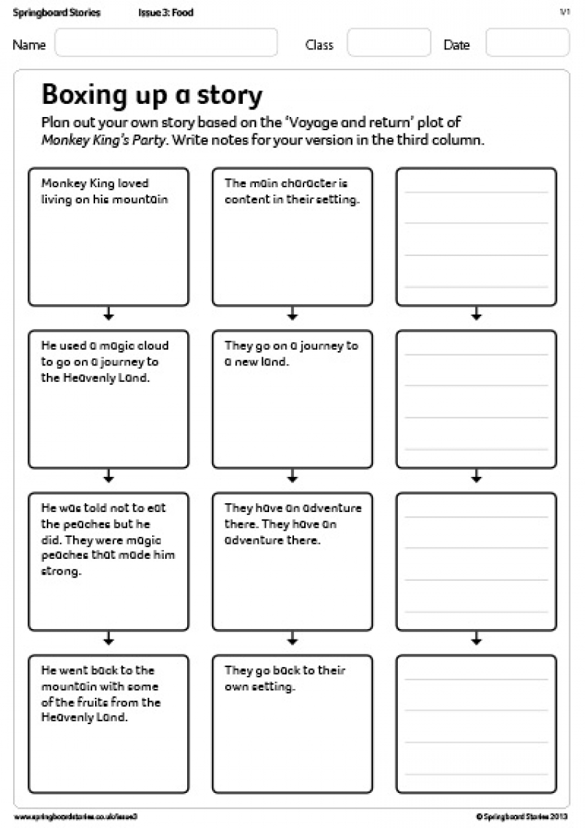 Boxing up a story resource