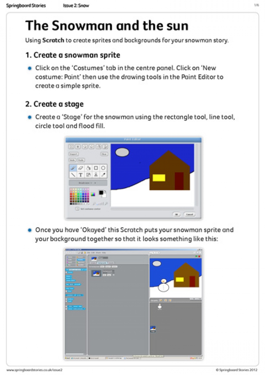 Scratch instructions