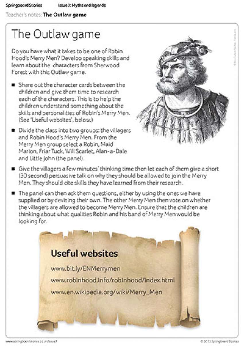 The outlaw game primary resource