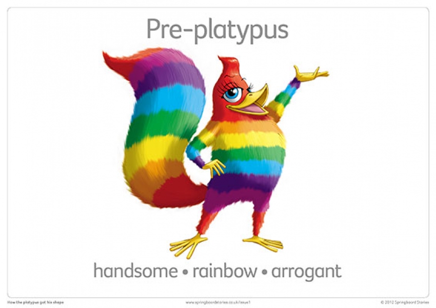 How the platypus got his shape &ndash; prompt cards 