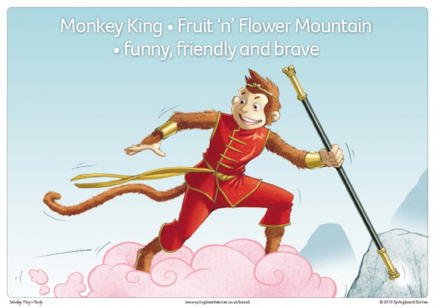 Monkey King&#039;s Party storytelling prompt cards – Phrases
