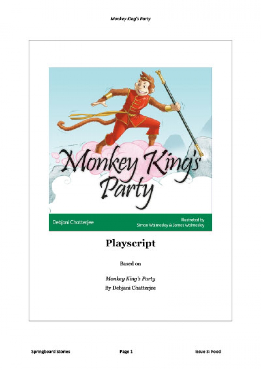Monkey King&rsquo;s Party playscript