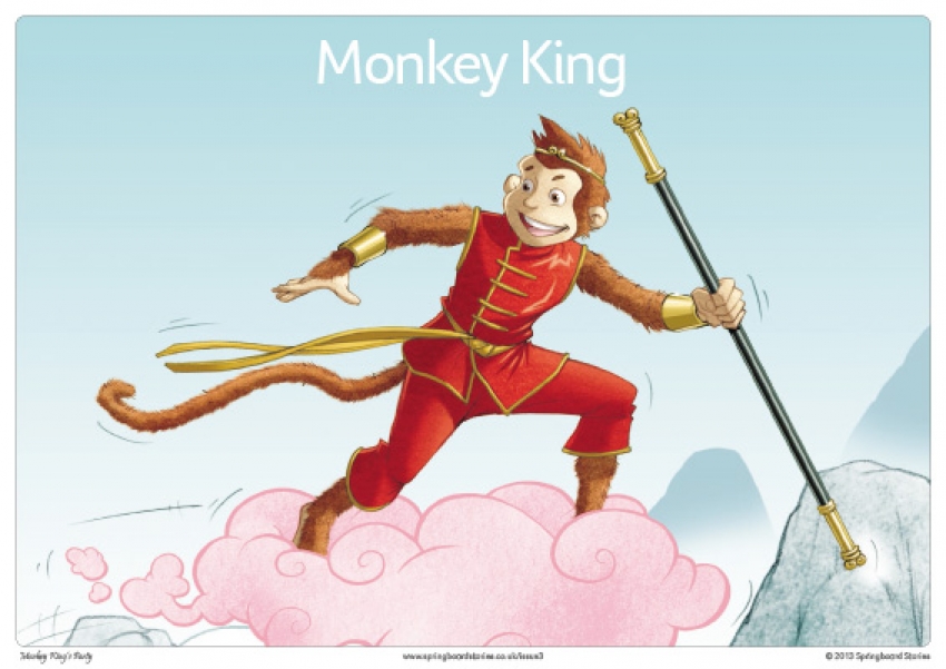 Monkey King's Party storytelling prompt cards &ndash; keywords