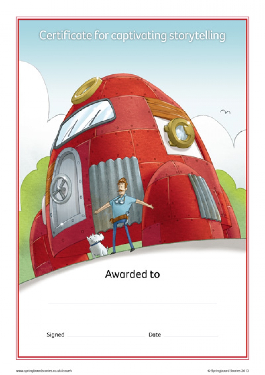 Space storytelling certificate &ndash; KS2