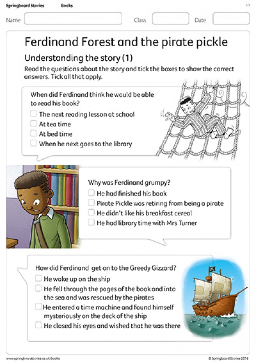 Order the story primary resource
